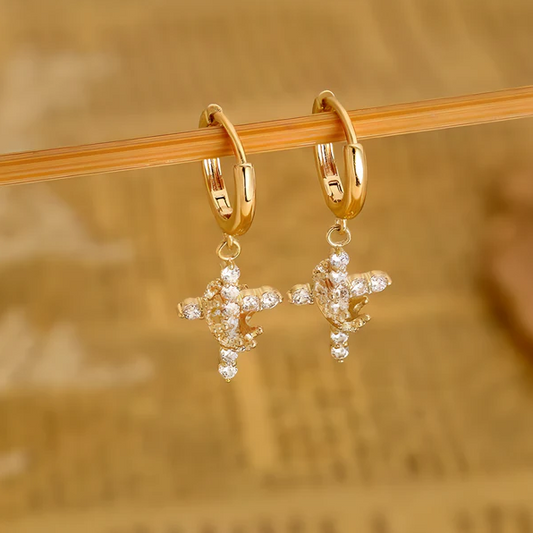 Kreuz & Krone Ohrringe